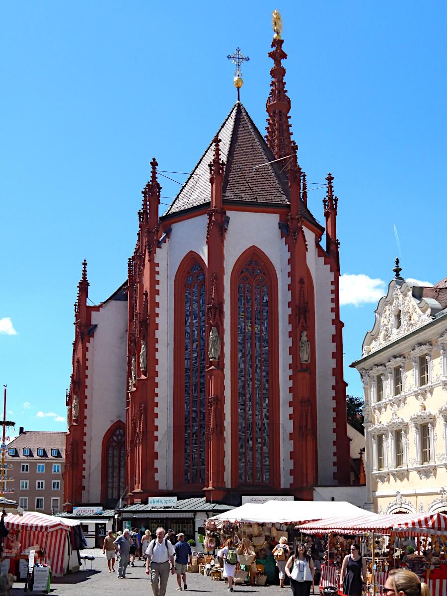 Marienkapelle (1377-1479, 1856-58; Rekonstruktion 1948-61) - Ostansicht