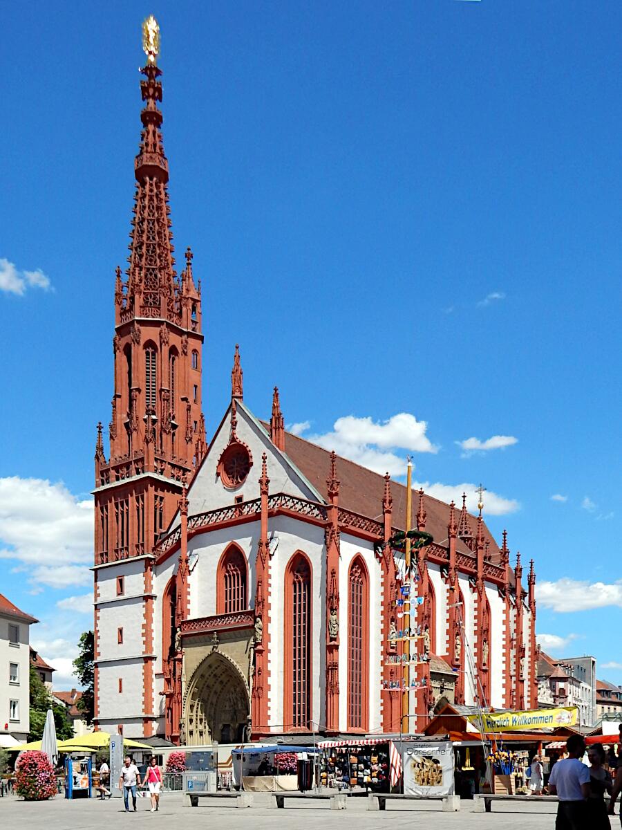Marienkapelle (1377-1479, 1856-58; Rekonstruktion 1948-61) - Sdwestansicht