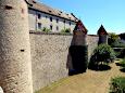 Festung Marienberg (ab 13. Jh.) - Hauptburg Westseite mit Ecktrmen (um 1600 erneuert)