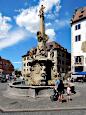 Vierrhrenbrunnen (um 1765)
