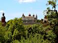 Festung Marienberg (ab 13. Jh.) und Alte Universitt - Blick von der barocken Bastion im Hofgarten