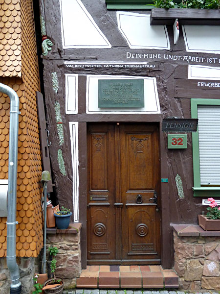 Untergasse 32 - Geburtshaus von Johann Georg Ne�tfell