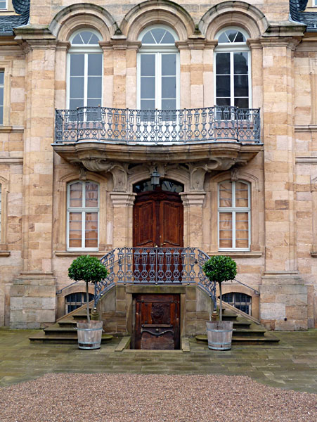 Hohhaus - Rckseite mit Gartenportal (1770-78)
