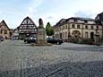 Berliner Platz - Stadtmhle (1627-28), Haus Luft (1602), Lwendenkmal (1907) und Hohhaus (1770-78)