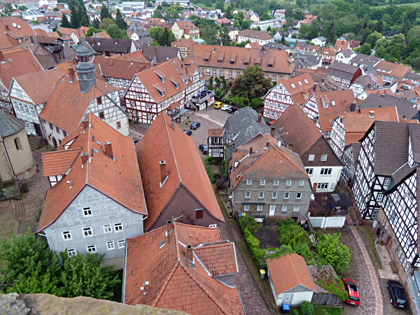 Marktplatz - Blick vom Hinterturm