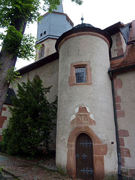 Evangelische Stadtkirche - Treppenturm S�dseite (16./17. Jh.)