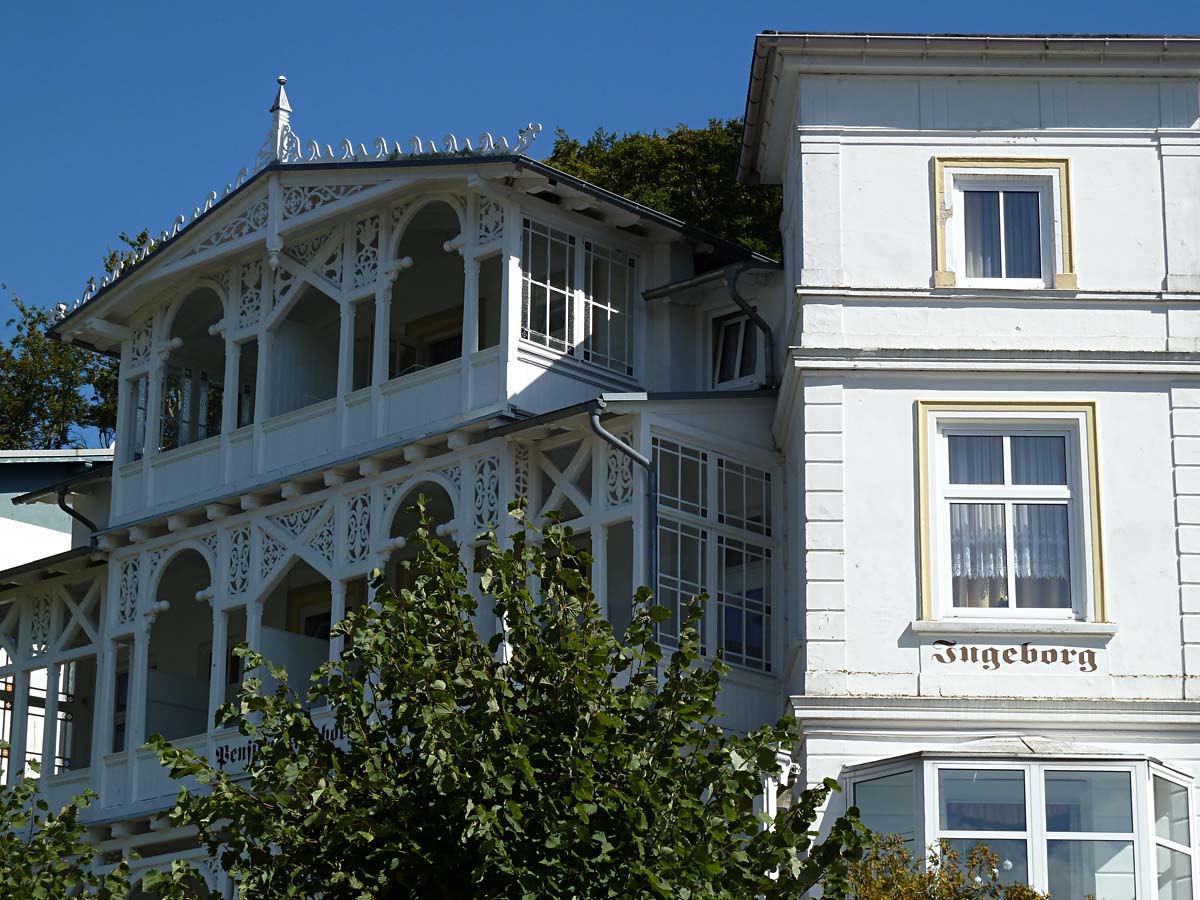 Sellin - Wilhelmstra�e, Pension Ingeborg