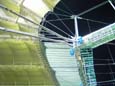 Dachmembran S�dwest mit Makrolonstreifen und Catwalk