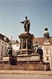 Hofburg - Statue Kaiser Franz II. in der Burg vor dem Amalientrakt (16.Jh.)