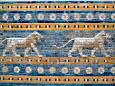 Vorderasiatisches Museum - Babylonische Prozessionsstrae (schreitende Lwen; 6. Jh.v.Chr.)