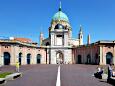 Stadtschloss (1747�50; Rekonstruktion 2010-13) - Innenhof mit Fortunaportal (im Hintergrund St. Nikolaikirche)