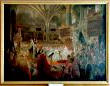 Neues Palais (1763-69) - Kr�nung Wilhelm I in K�nigsberg (Adolph Menzel, 1861)