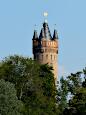 Flatowturm im Park Babelsberg (1853-56) - Nachbau des Eschenheimer Turms Frankfurt