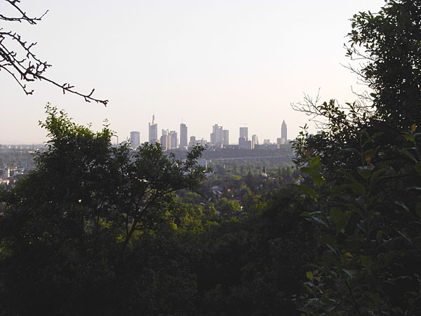 Berger Hang - Blickrichtung Frankfurter Innenstadt