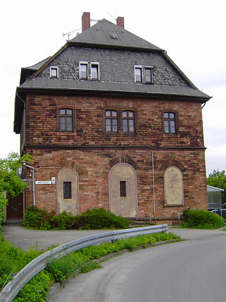 Alter Bahnhof Oberrad - Zwischenstation der Frankfurt-Offenbacher Lokalbahn (1862)