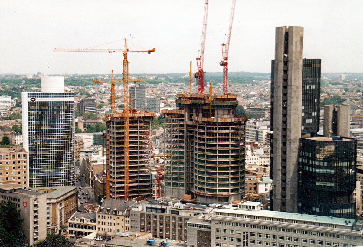 Eurotheum und Maintower - Rohbauten