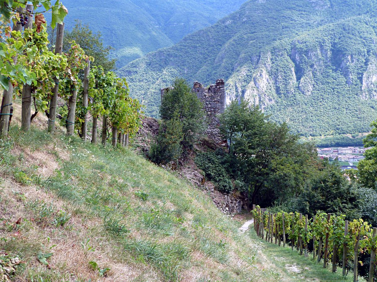 Castello di Sabbionara - Blickrichtung Etschtal