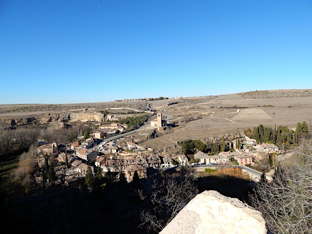 Convento de San Juan de la Cruz und Iglesia de la Vera Cruz (Blickrichtung Nord vom Alc�zar)