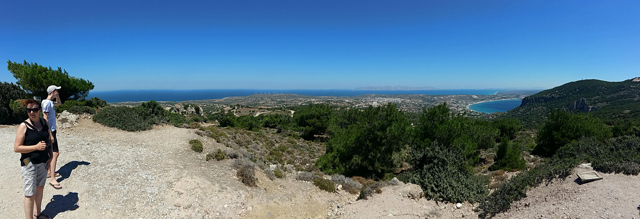 K�falos - Bucht von Kam�ri mit Landenge zur Halbinsel