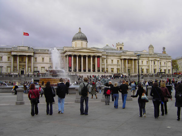 Trafalgar Square und National Gallery