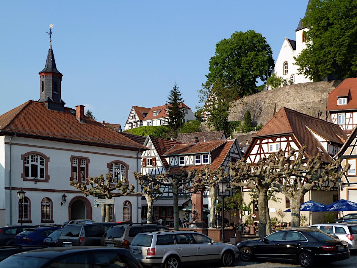 Marktplatz mit Altem Rathaus (1838)